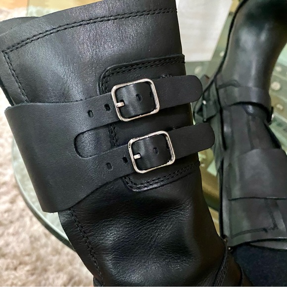 🔥HP! 🥂🍾👏🔥GEEWAWA 🔥 Fab NEW Moto Boots — Size 6. Leather **VERY RARE & SO COOL ⭐️ - Picture 4 of 14